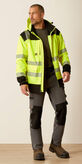 Rebar Hi-Vis Softshell Jacket Full